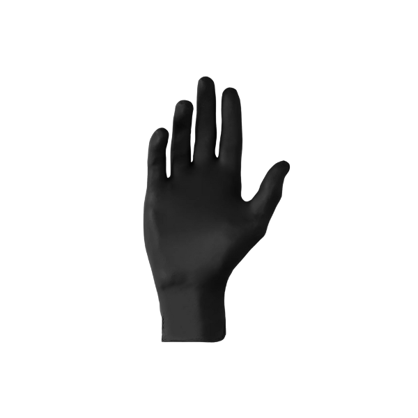 Rebel Tru Touch Black Nitrile Disposable Examination Gloves (2)