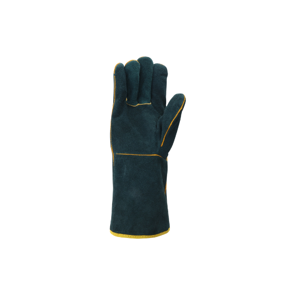 Rebel Tru Touch Green Lined Welders Elbow Gloves 35cm (3)