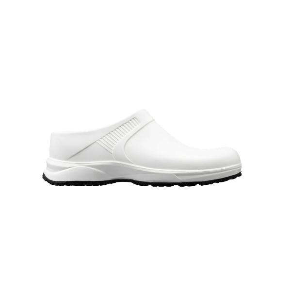 Rebel Cruiza Chef-Pro Slip-on Clog No Strap White and Black