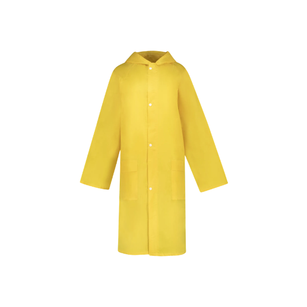 Rebel AquaSkin Rubberised Yellow Raincoat